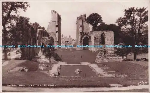 R702093 Glastonbury Abbey. Blick nach Westen. Walter Scott. RP