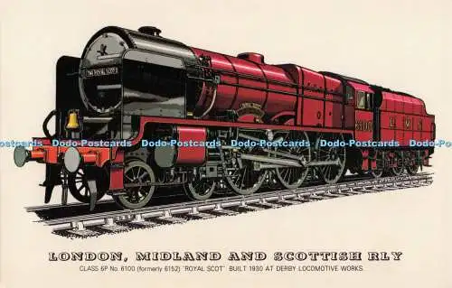 R705710 London. Midland und Scottish Rly. Klasse 6P. Nr. 6100. Royal Scot. Presco