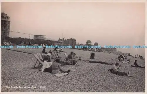 R702103 Bexhill on Sea. Der Strand. J. Salmon Ltd. RP. 1939