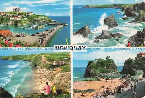 R704264 Newquay. Der Strand. John Hinde. Multi View