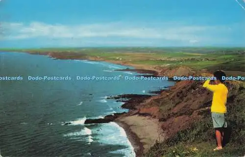 R705778 Widemouth Bay Nr. Bude. Postkarte