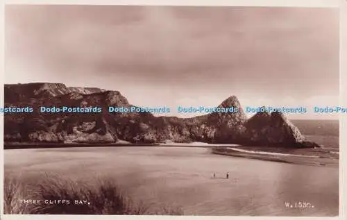 R702185 Three Cliffs Bay. Valentines and Sons Ltd. RP