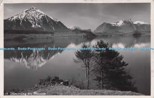 R702258 Stimmung am Thunersee. Fr. von Allmen. 1949