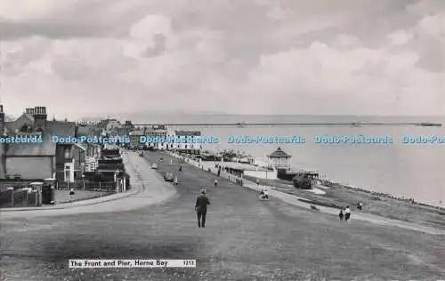 R702259 Herne Bay. Die Vorderseite und der Pier. Serie A. H. und S. Paragon. RP