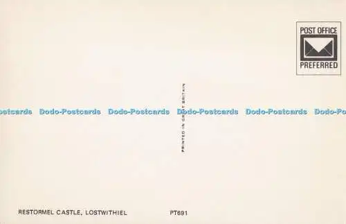 R706127 Lostwithiel. Schloss Restormel. Postkarte