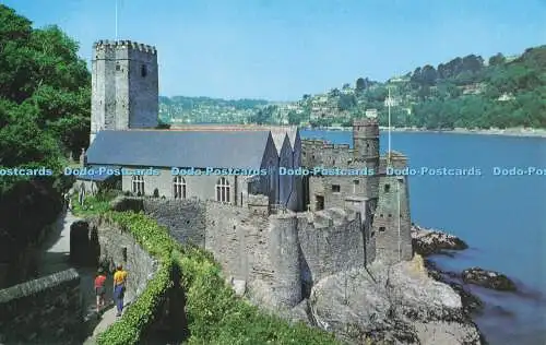 R706185 Dartmouth. Dartmouth Castle und die Kirche St. Petrox. Jarrold