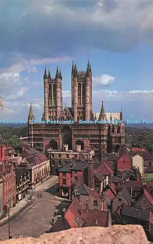 R706426 Lincoln Cathedral. Ernest Joyce. Plastichrome von Colourpicture. S.J. Br