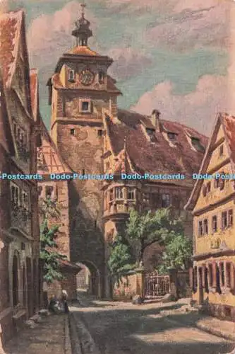 R706848 Rothenburg o.Tbr. Weisser Turm und Judentanzhaus. Schneiderschen