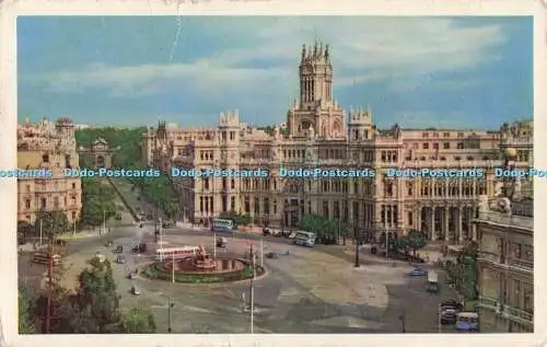 R707668 Madrid. Cybele Circus und die Post. Heliotipia Artistica. 1959