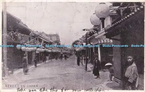 R707697 Street in Japan. Ja oder Nein Serie. PM. Hitchin. 1905