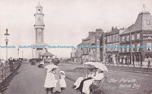 R708446 Herne Bay. Die Parade. Diese schöne Serie von Kunst-Postkarten. Bre