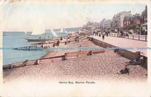 R708462 Herne Bay. Marine Parade. Bild Postkarte