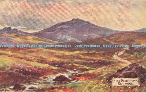 R709103 Dartmoor. In der Nähe von Princetown. Photochrom. London und Tunbridge Wells