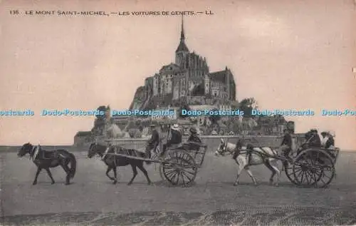 R709120 Le Mont Saint Michel. Les Voitures de Genets. LL. 136. Levy et Neurdein