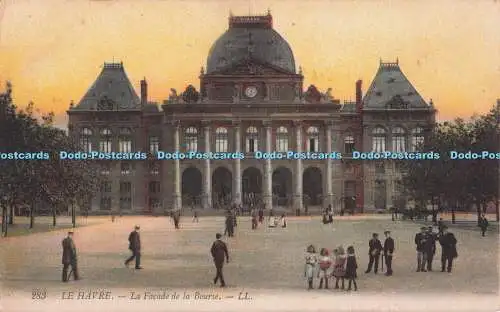 R709145 Le Havre. La Facade de la Bourse. LL. 283