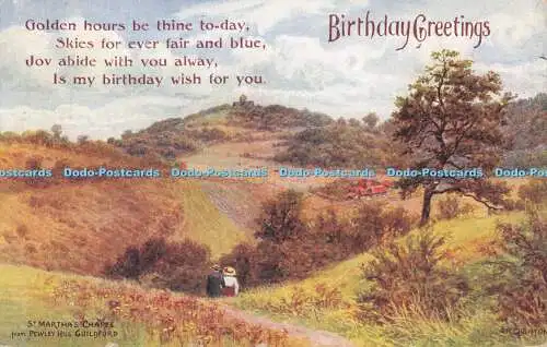 R708646 Guildford. St. Martha Kapelle von Pewley Hill. J. Salmon. A. R. Quinton