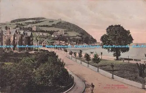 R709907 Minehead. North Hill. Die Promenade. O. F. Stengel. London. 1907