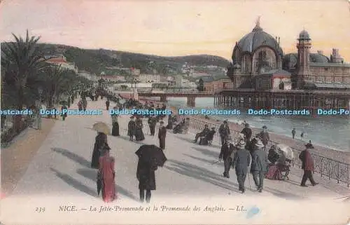R709342 Schön. La Jetee Promenade et la Promenade des Anglais. LL. 239. L Imprime