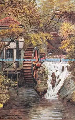 R708779 I. des Menschen. Groudle Glen. Das Wasserrad. J. Salmon. Sevenoaks. England.