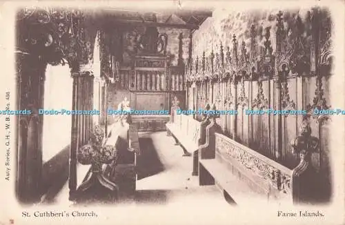 R710148 Farne Islands. Kirche St. Cuthbert. Serie G. H. W. B. Auty. Nr. 456. 19