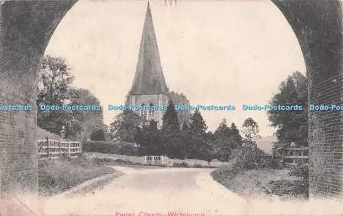 R709614 Whitchurch. Pfarrkirche. Postkarte. 1904