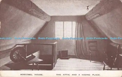 R710340 Boscobelhaus. Der Dachboden und ein Versteck. Bennett Clark. Wolverhampt