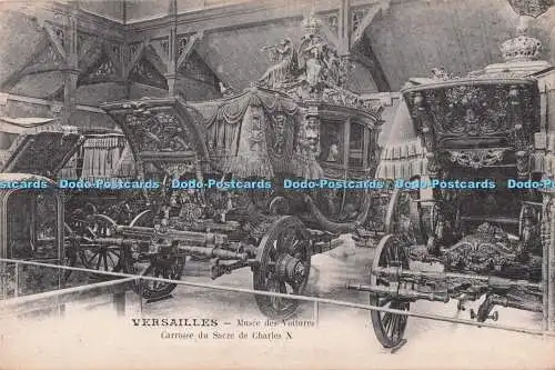 R710444 Versailles. Musee des Voitures. Carrosse du Sacre de Charles X. A. Bourd