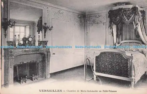 R710445 Versailles. Chambre de Marie Antoinette au Petit Trianon. A. Bourdier