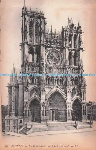 R710573 Amiens. Die Kathedrale. LL. 96. Levy Fils. Paris. Modele Depose