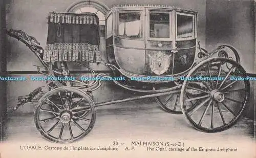R710695 Malmaison. S. et O. Die Opalkutsche der Kaiserin Josephine. A. Papeg