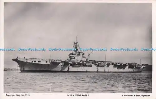 R712087 H.M.S. Ehrwürdig. J. Abrahams. Plymouth. RP