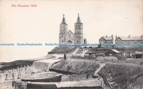 R710937 The Reculver. 1906. F. G. Holman. In der Nähe von Herne Bay