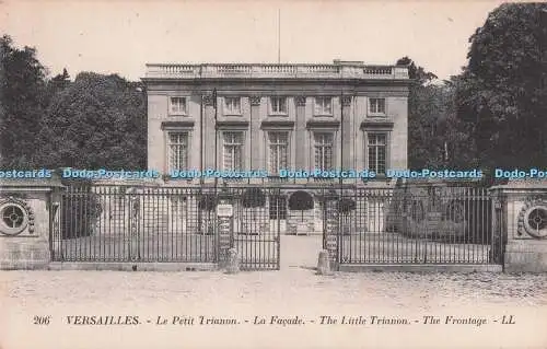 R711524 Versailles. Das kleine Trianon. Die Front. LL. 206. Levy et Neurdein