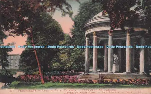 R711525 Versailles. Little Trianon Park. Der Tempel der Liebe. LL. 227. Levy et Ne