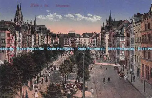 R712190 Köln a.Rh. Heumarkt. Postkarte