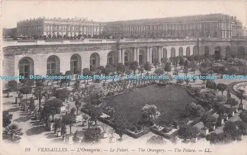 R711558 Versailles. Die Orangerie. Der Palast. LL. 93. Levy Fils. Paris. Modell D