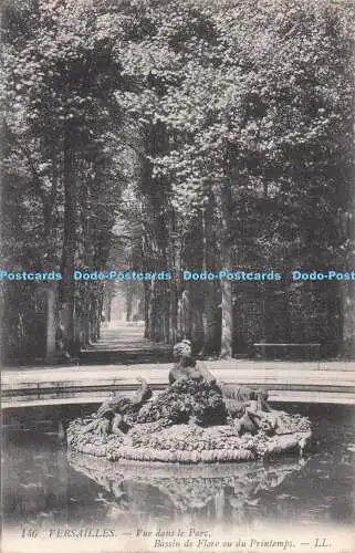 R711560 Versailles. Vue Dans le Parc. Bassin de Flore ou du Printemps. LL. 146