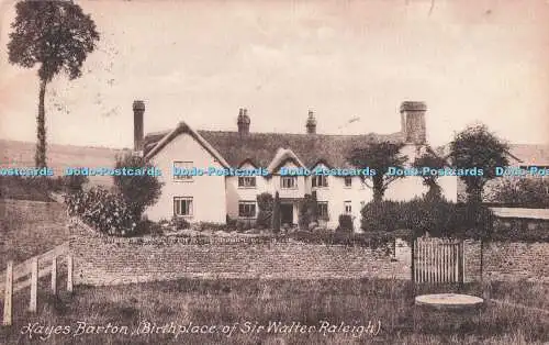 R710997 Hayes Barton. Geburtsort von Sir Walter Raleigh. F. Frith. Reigate. Nr. 2
