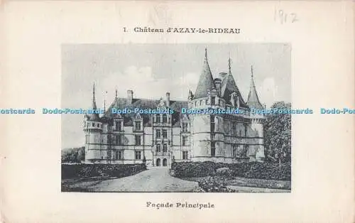 R711593 Chateau d Azay le Rideau. Fassadenprinzipale