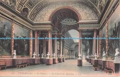 R711069 Versailles. Le Chateau. La Galerie des Batailles. LL. 122. 1907