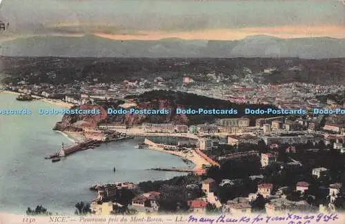 R712420 Schön. Panorama Pris du Mont Boron. LL. 1150. 1906