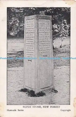R711776 New Forest. Rufus Stein. J. A. Howard. Lyndhurst. Howard Serie