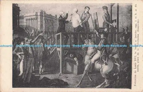 R712474 Execution de Louis XVI. Le Lundi 21 Janvier