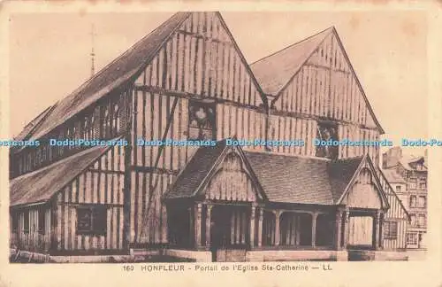 R711903 Honfleur. Portail de l Eglise Ste Catherine. LL. 160. Levy et Neurdein R