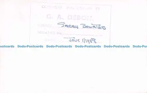 R715013 Schiff Sarah Bowaters. G. A. Osbon. Altes Foto. 1958