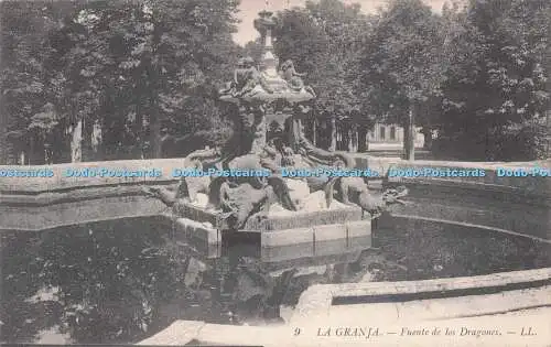 R711950 La Granja. Fuente de las Dragones. LL. 9