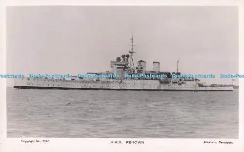 R715035 H.M.S. Renown. Abraham. Devonport. Nr. 2577. RP