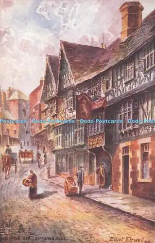 R712701 Shrewsbury. Malerisches Shropshire. Der Wyle Cop. stecken. Oilette. Nr. 769