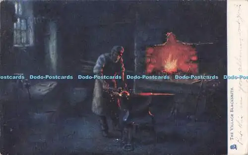 R713496 Der Dorfschmied. Feuerlichteffekte. stecken. Oilette. 1539. PM. Bris