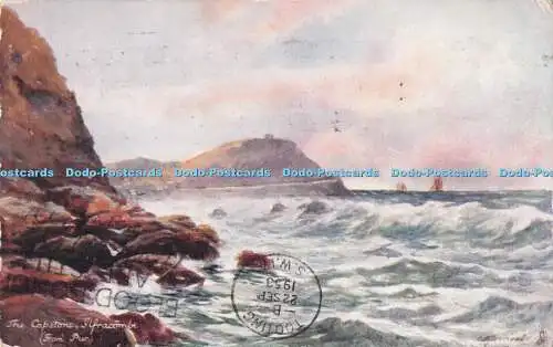 R715288 Ilfracombe. Der Schlussstein. vom Pier. Raphael Tuck and Sons. Oilette. Pos
